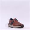 Rieker Men Rudi Slip On Shoe - Brown Leather